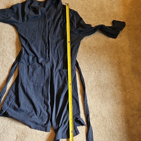 Pact Navy Belted Bath Robe - Picture 8 of 10